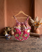 Rangriti Mirror Muse Handcrafted Boho Blouse