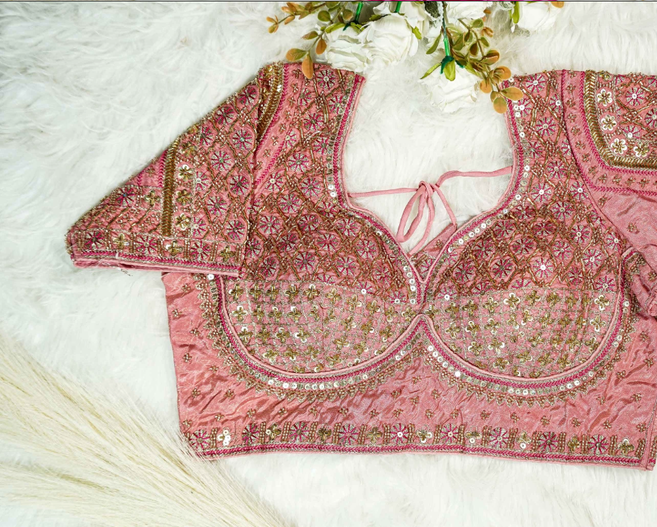 Threadwork blouse