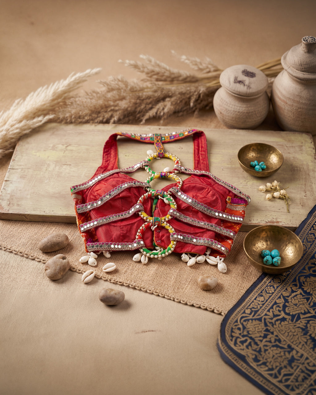 Rangrez Bandhani Artisan Blouse