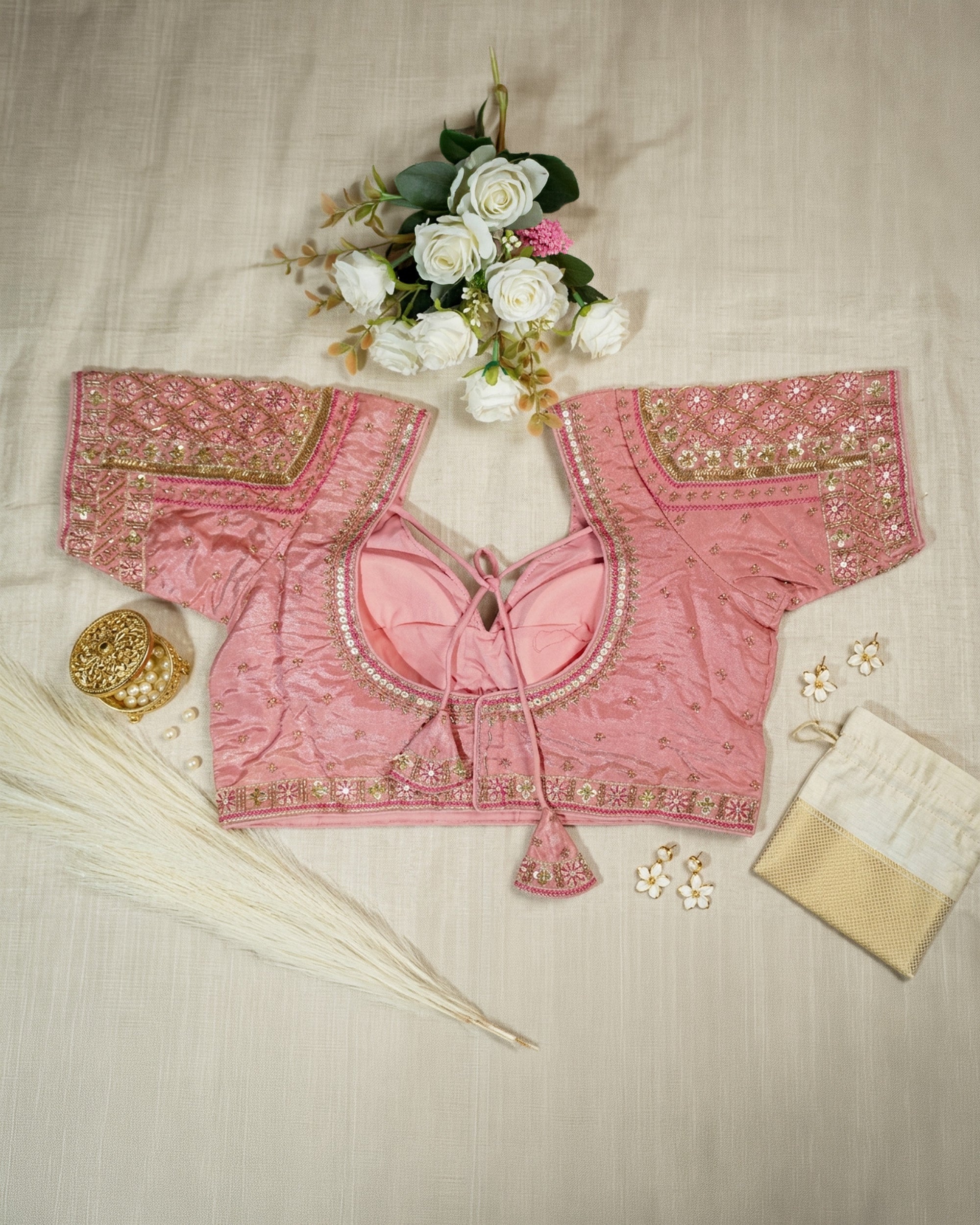 Threadwork blouse